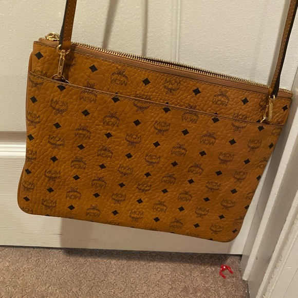 MCM Visetos Pouch Crossbody Bag - Picture 2 of 6